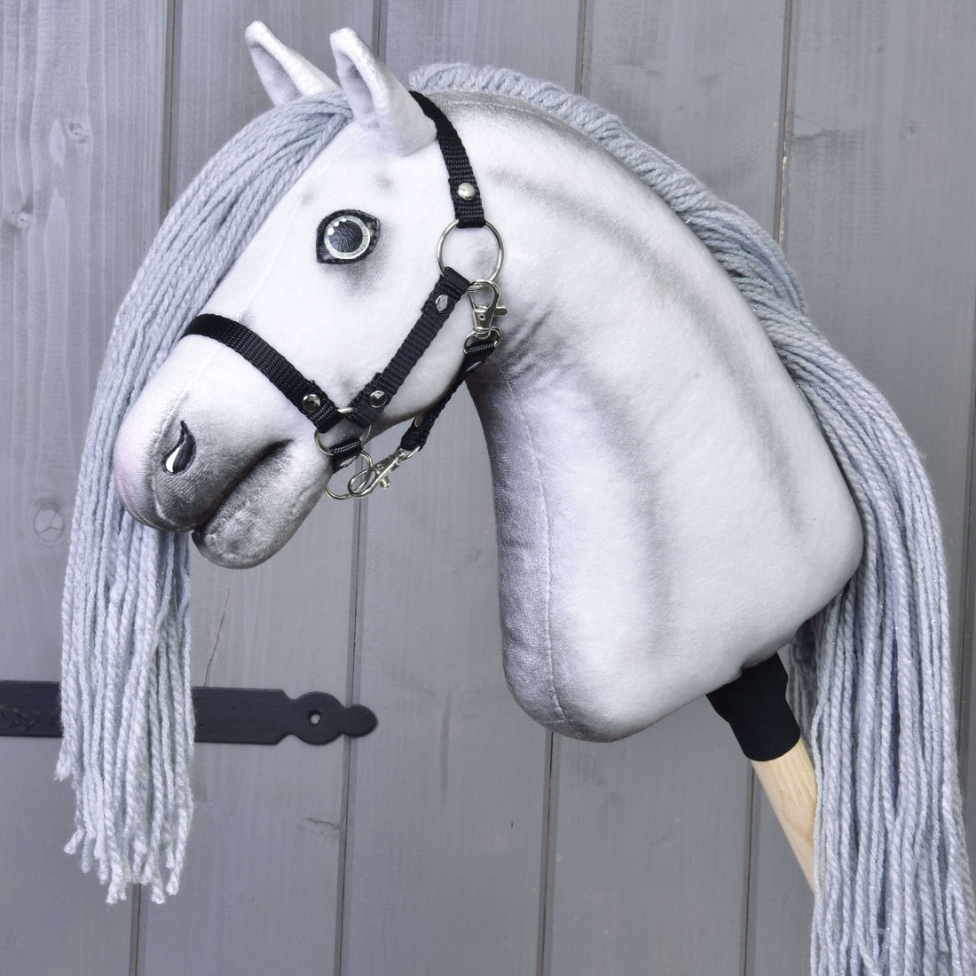 Hobby Horse Licorne Silver avec Bride et Licol